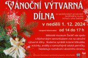 VÁNOČNÍ VÝTVARNÁ DÍLNA 1. 12. 2024